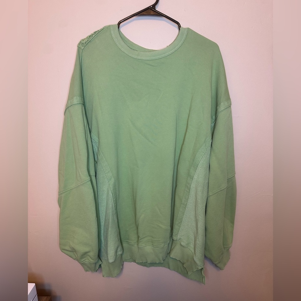 Aerie Sage Green Knit Top